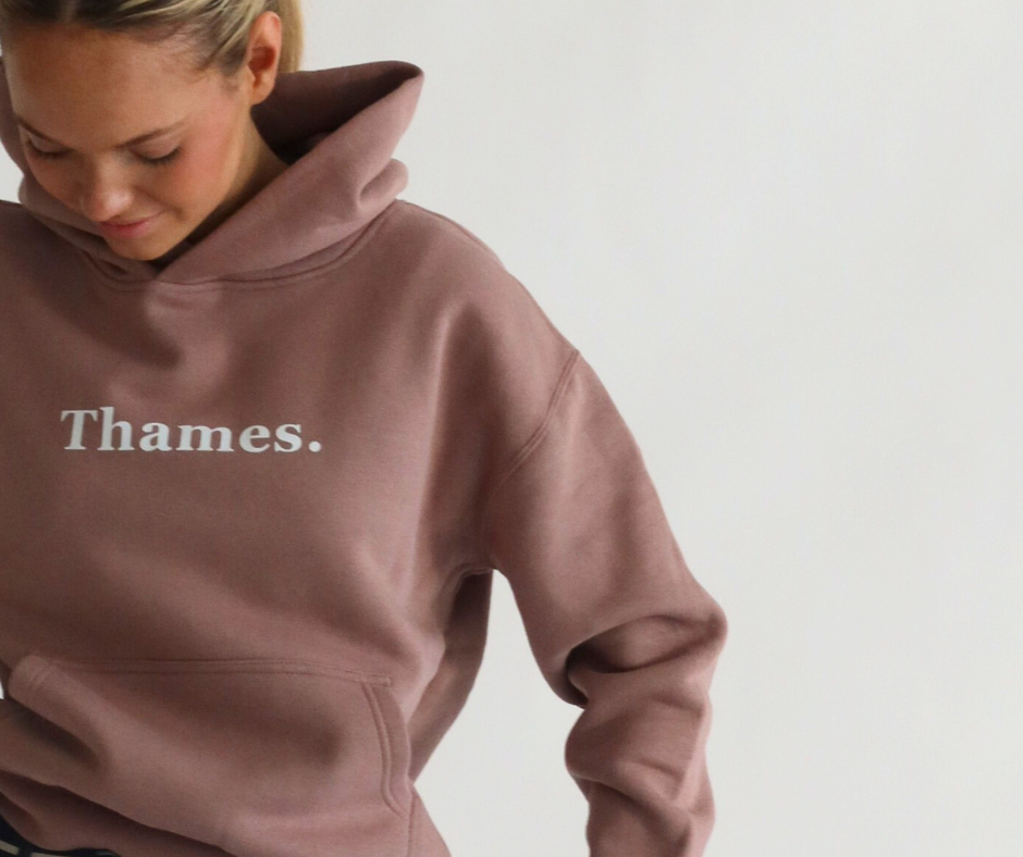 Thames Pink Haze Hoodie