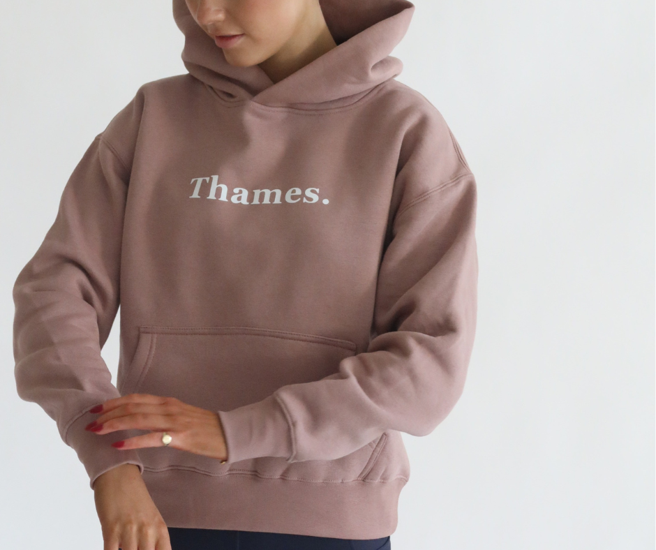 Thames Pink Haze Hoodie