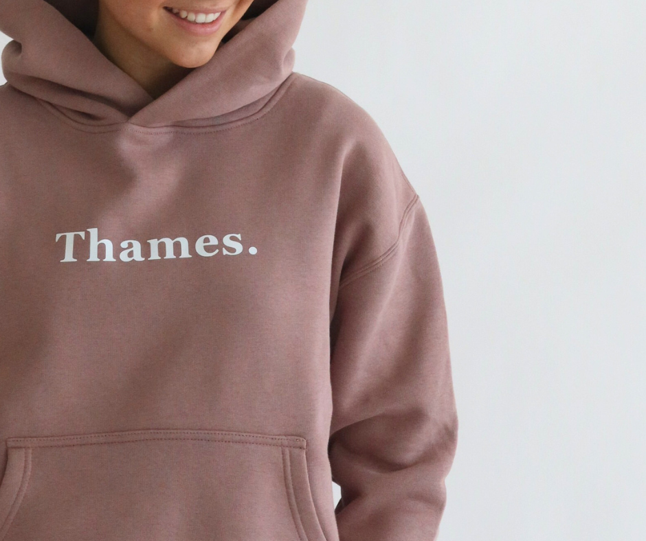 Thames Pink Haze Hoodie