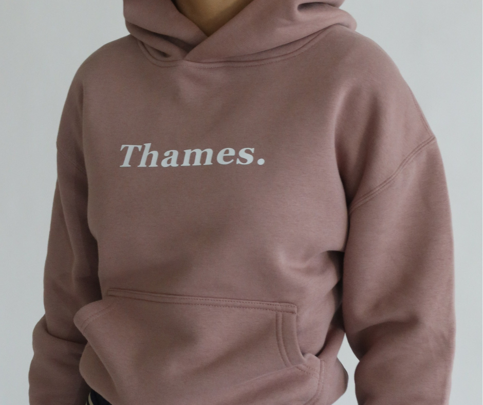 Thames Pink Haze Hoodie