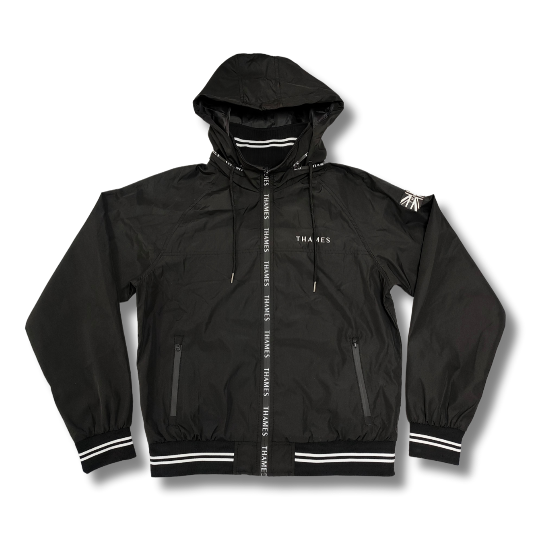 Thames Union Bomber Jacket - Black