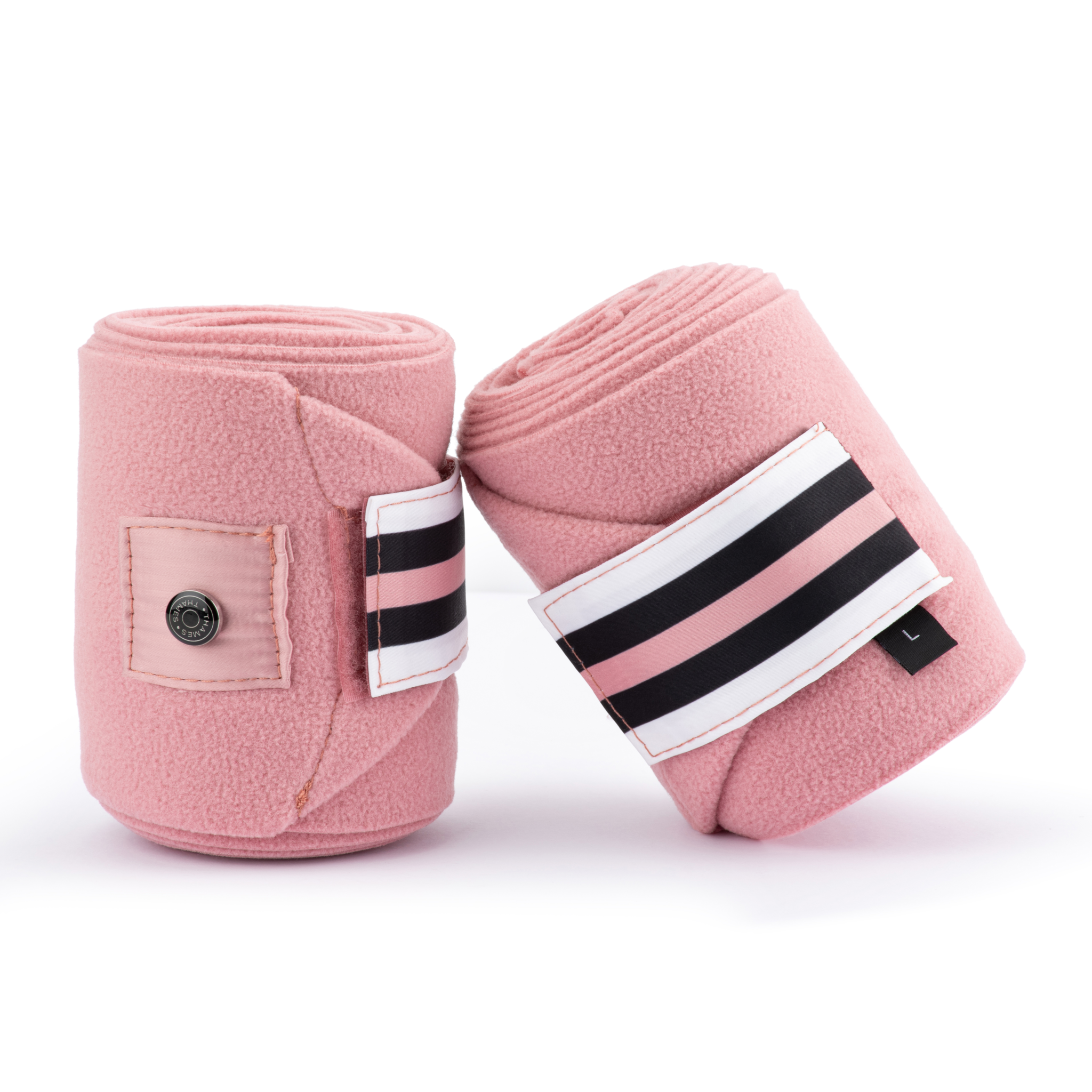 Thames Fleece Polo Wraps - Pink