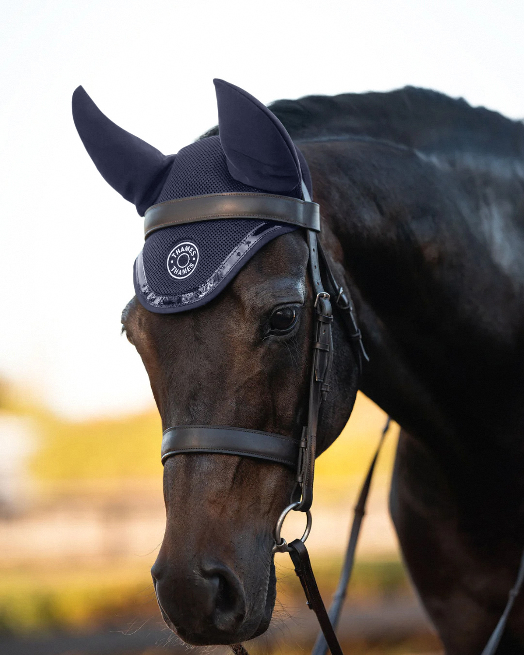 Thames St Edwards Ear Bonnet - Navy