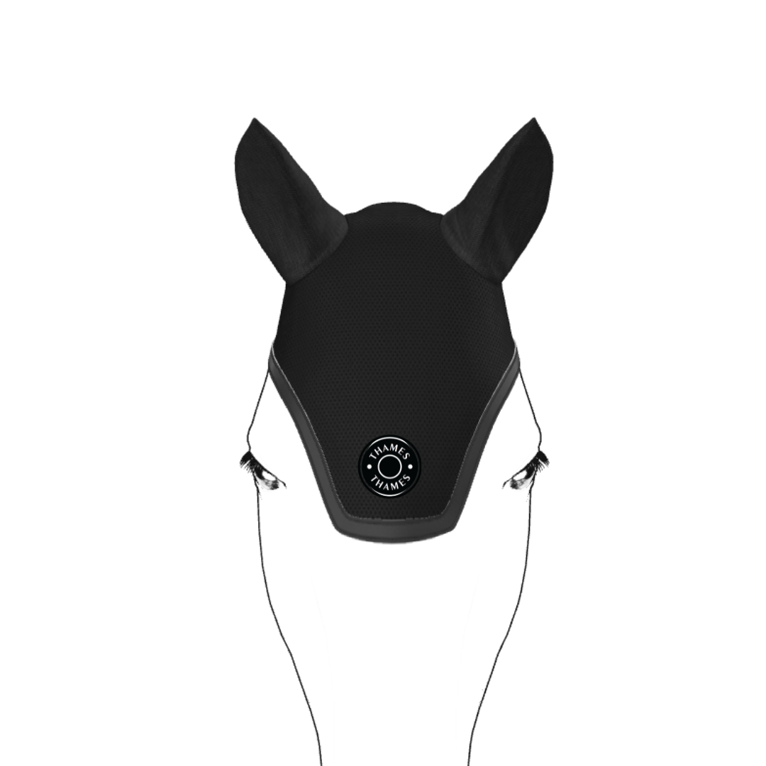 Thames St Edwards Ear Bonnet - Black