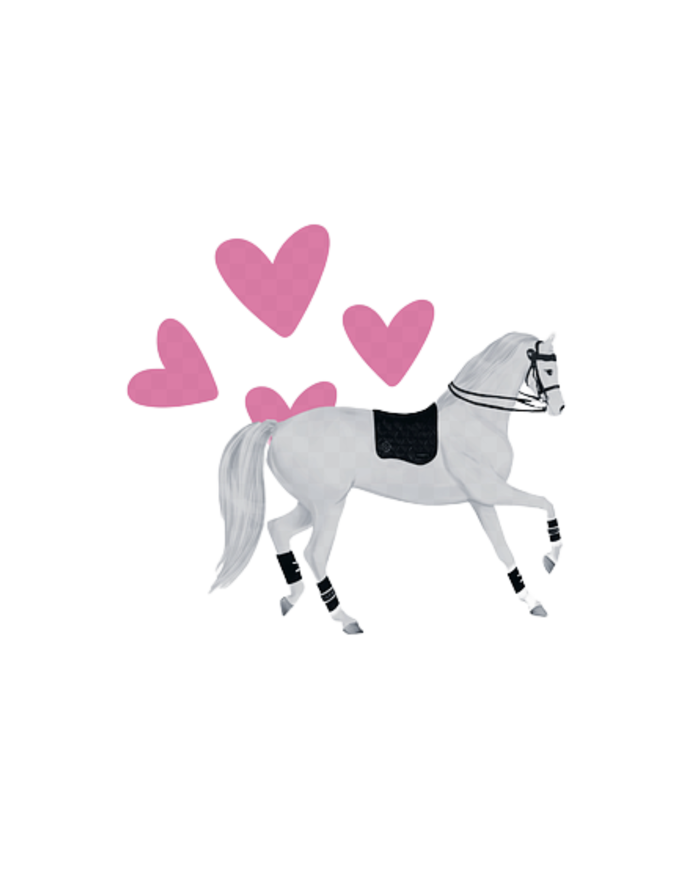Thames Pony Temporary Tattoo