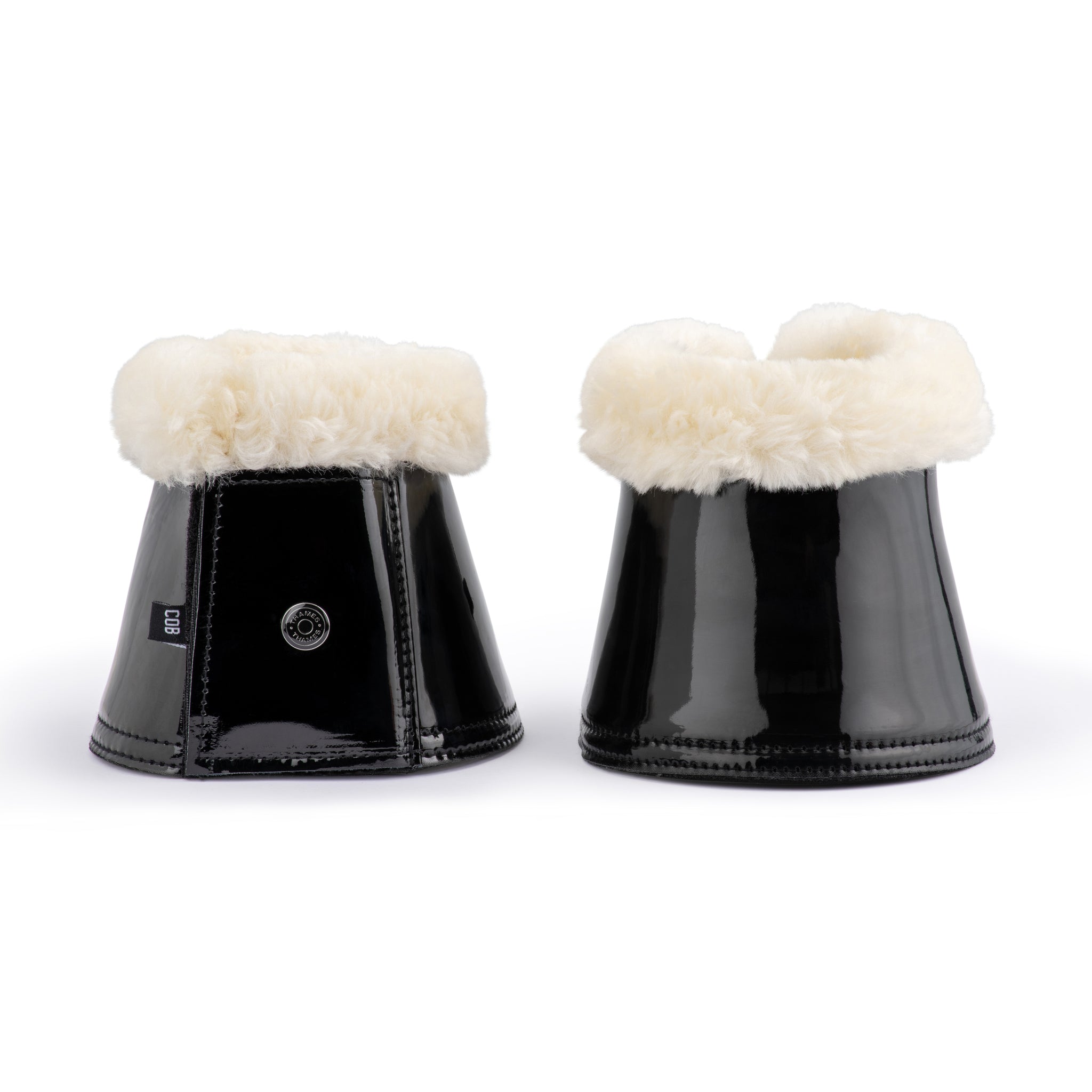 Thames Merino Lined Bell Boots - Black