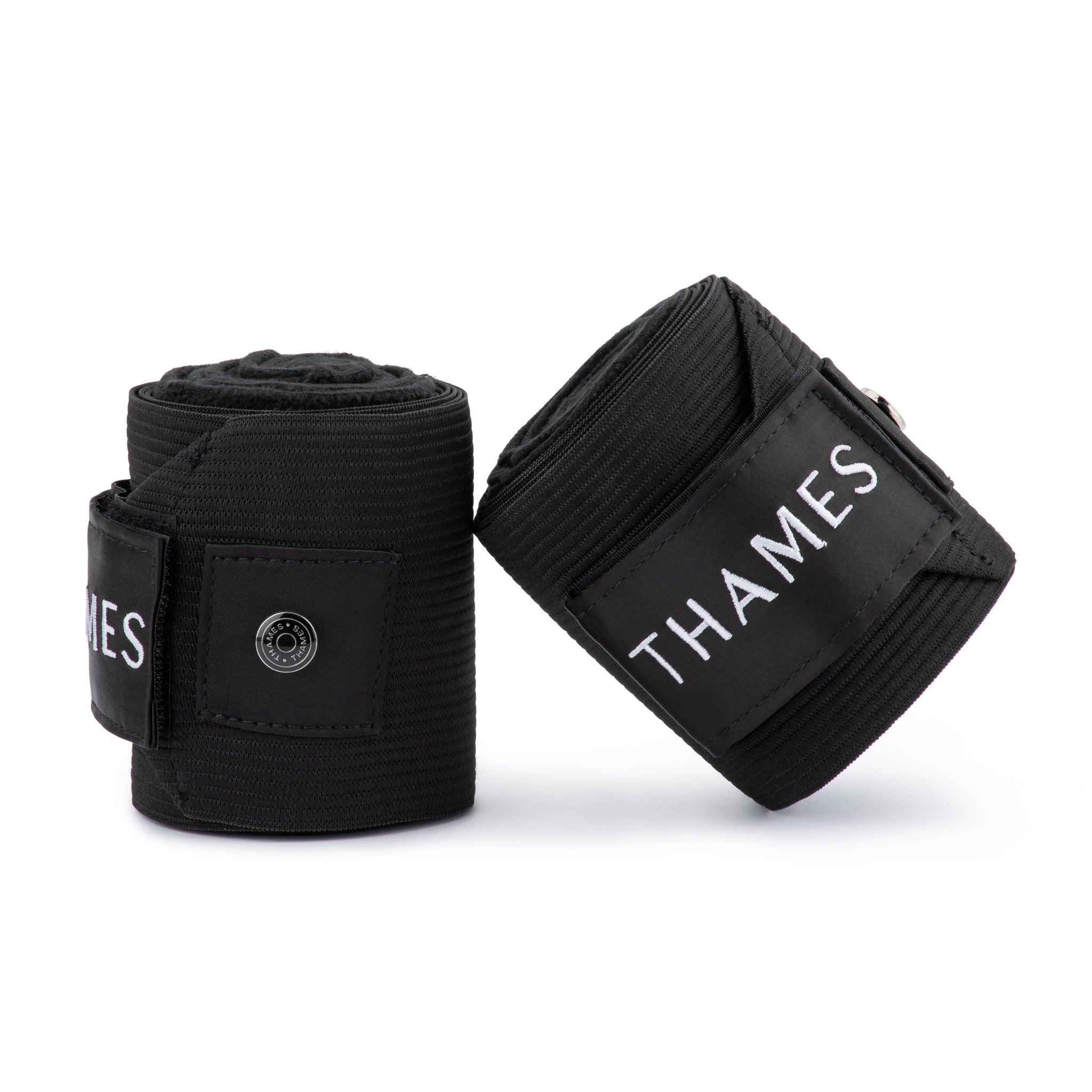Thames Elastic Polo Wraps - Black Logo