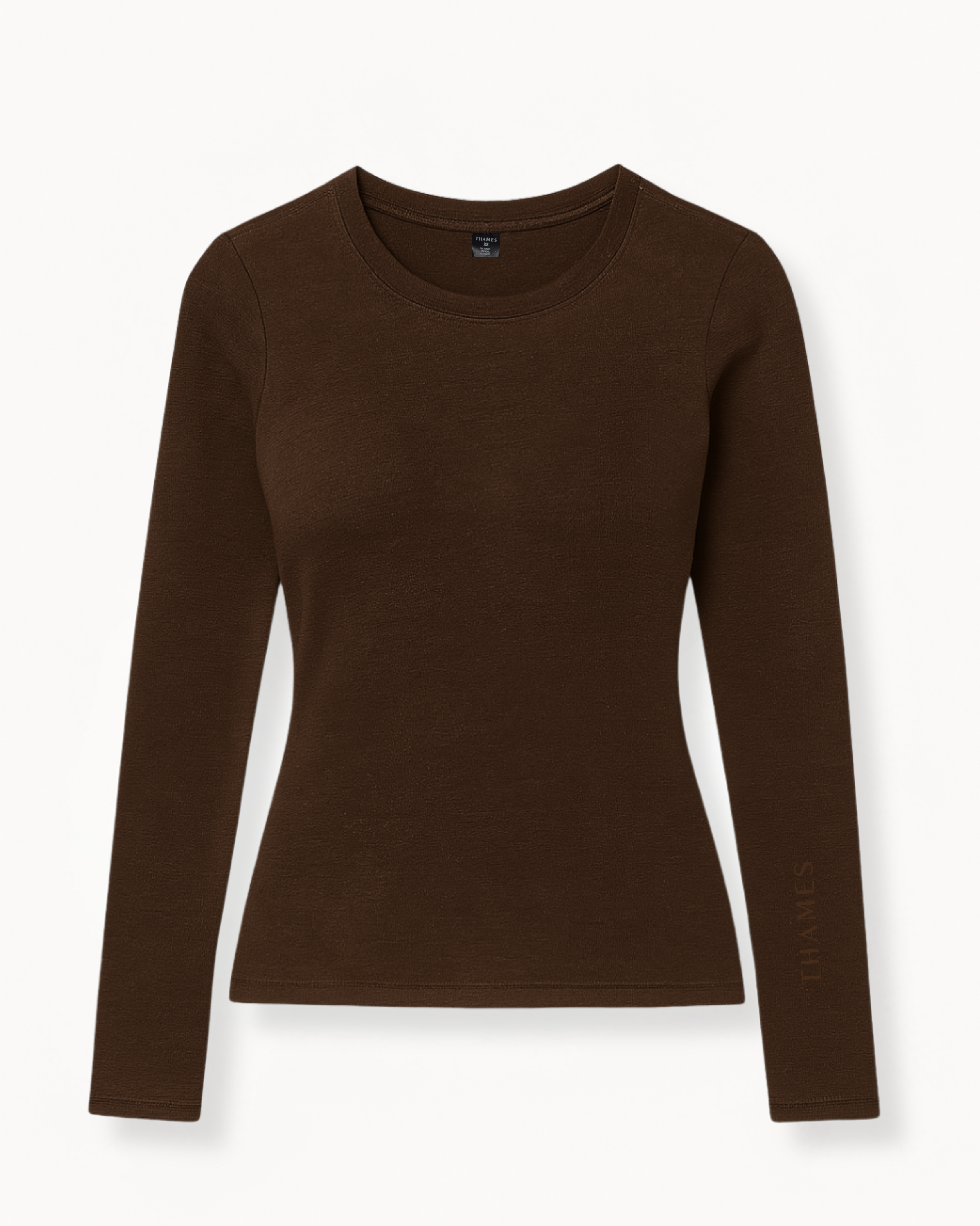Thames Hoxton Merino Riding Top - Cocoa