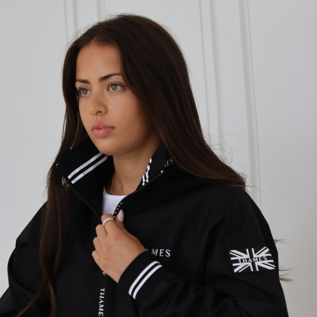 Thames Union Bomber Jacket - Black