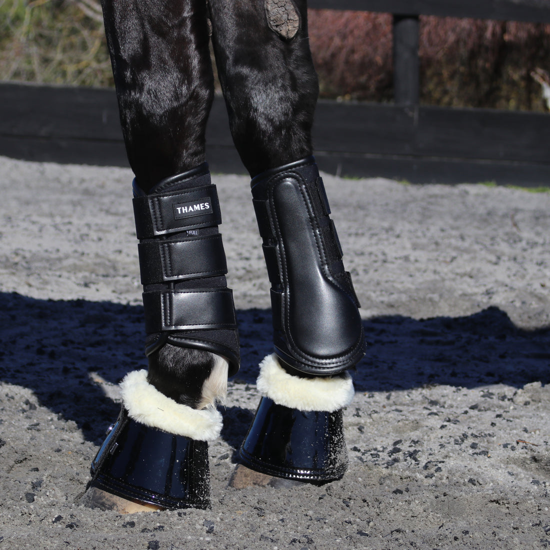 Thames Breathable Brushing Boots - Black
