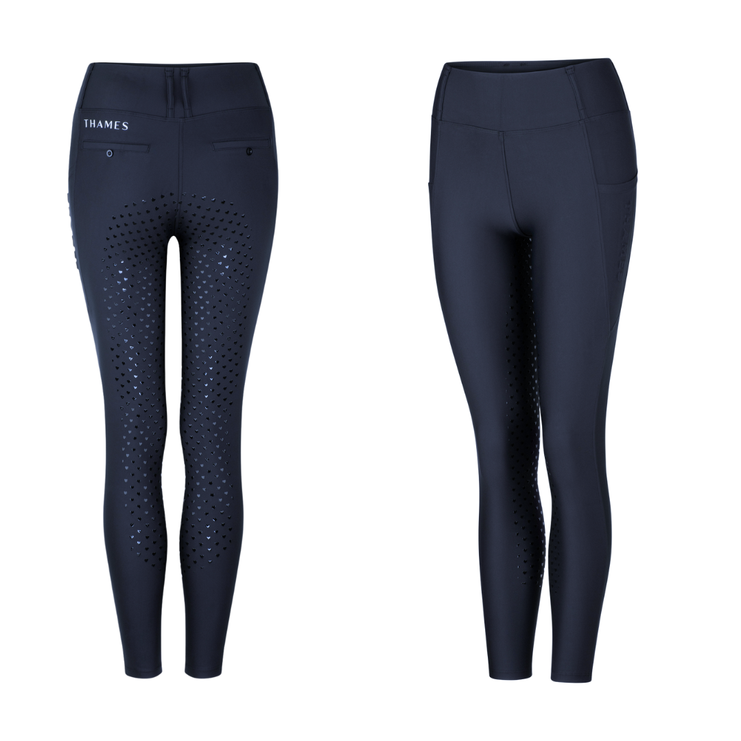 Thames Henley Riding Tights - Navy