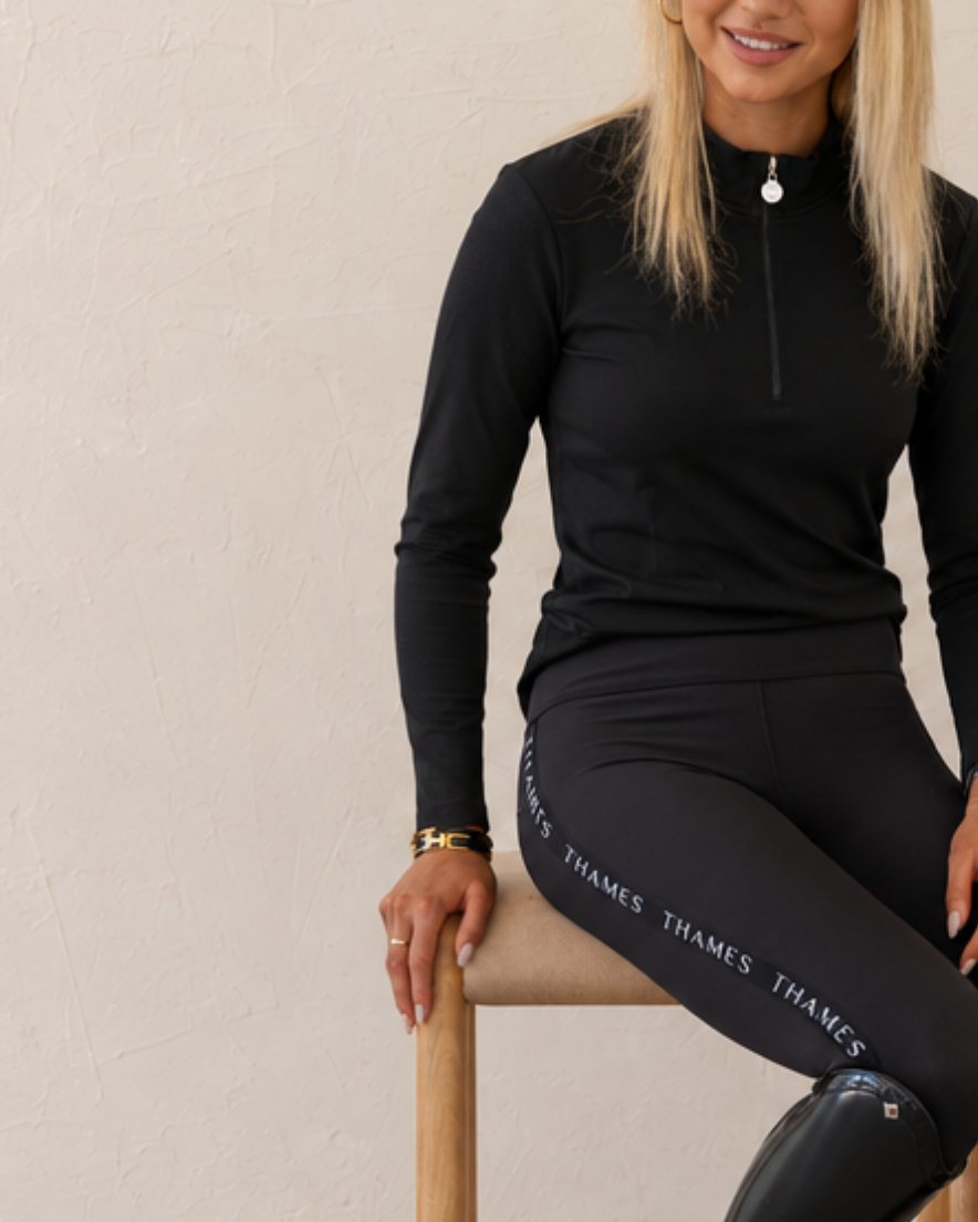 Thames Hoxton Merino Half-Zip Riding Top