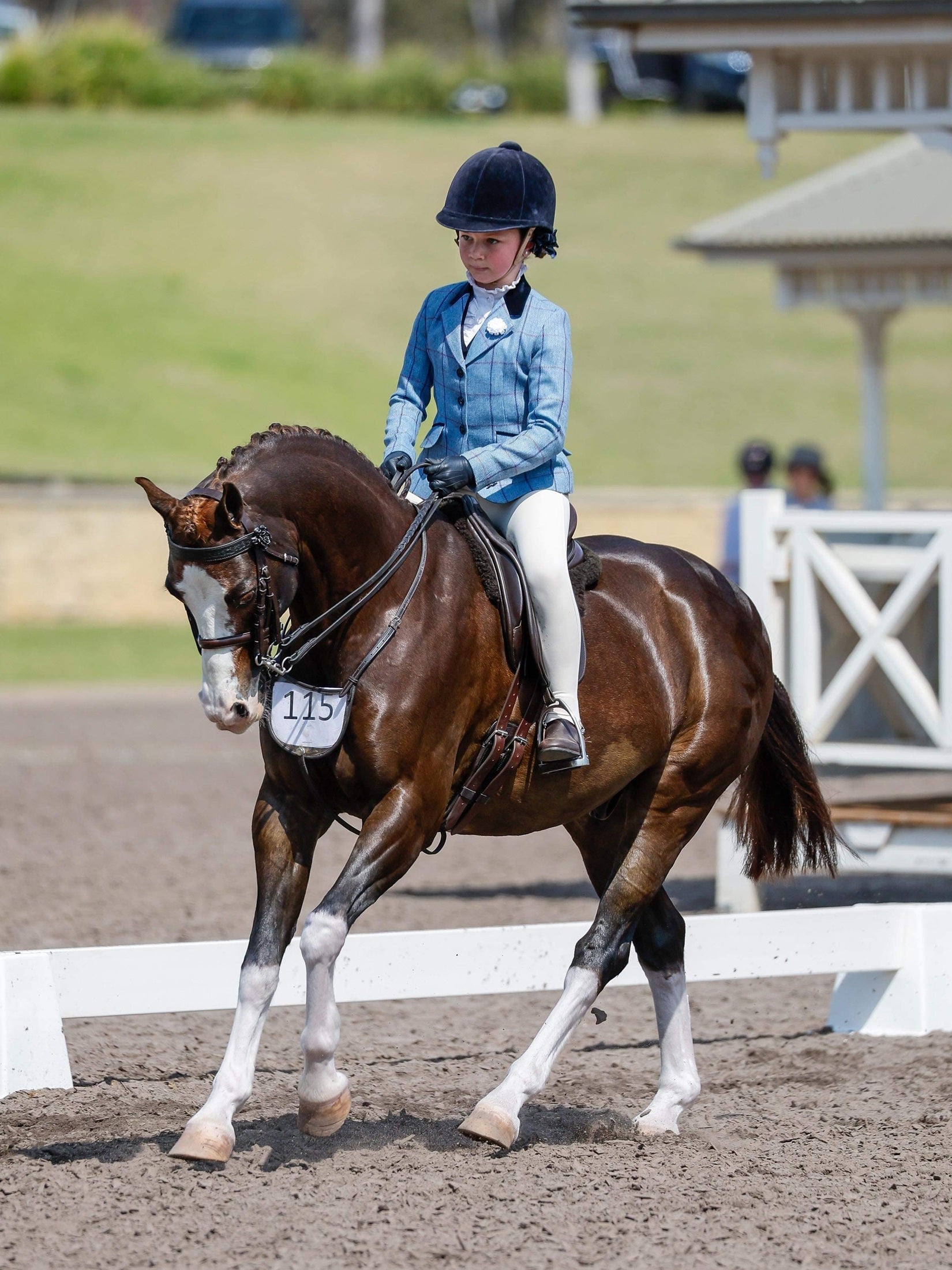 Thames Children's London Show Tights - Creme Thames Equestrian