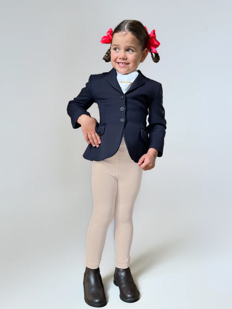 Thames Children's London Show Tights - Hunter Beige Thames Equestrian