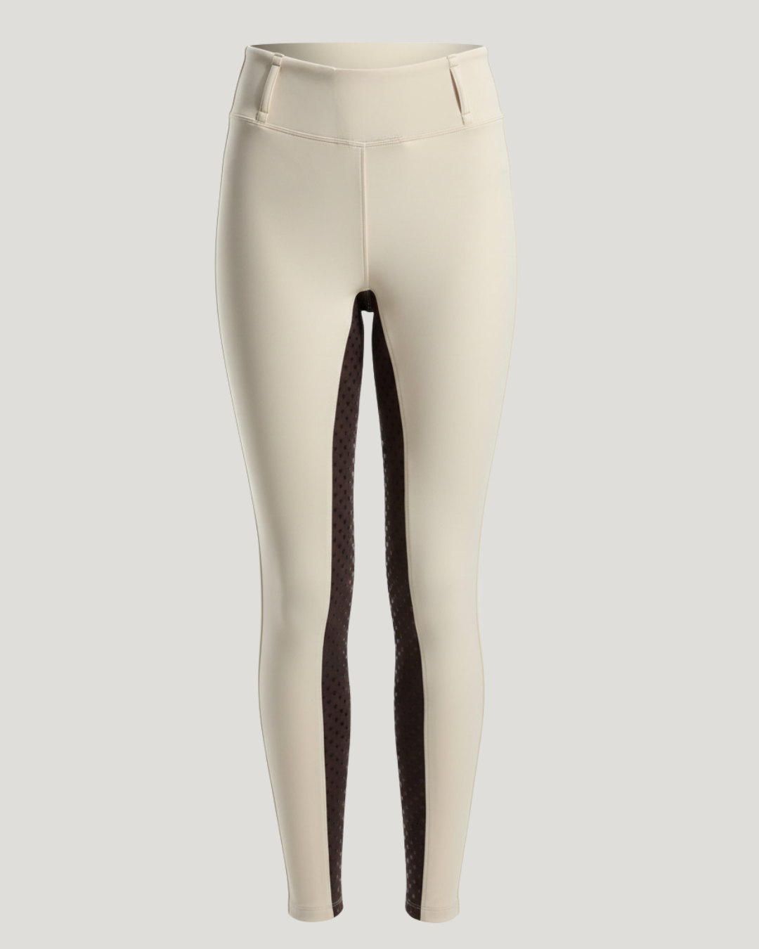 Thames London Competition Tights - Two Tone Creme Beige