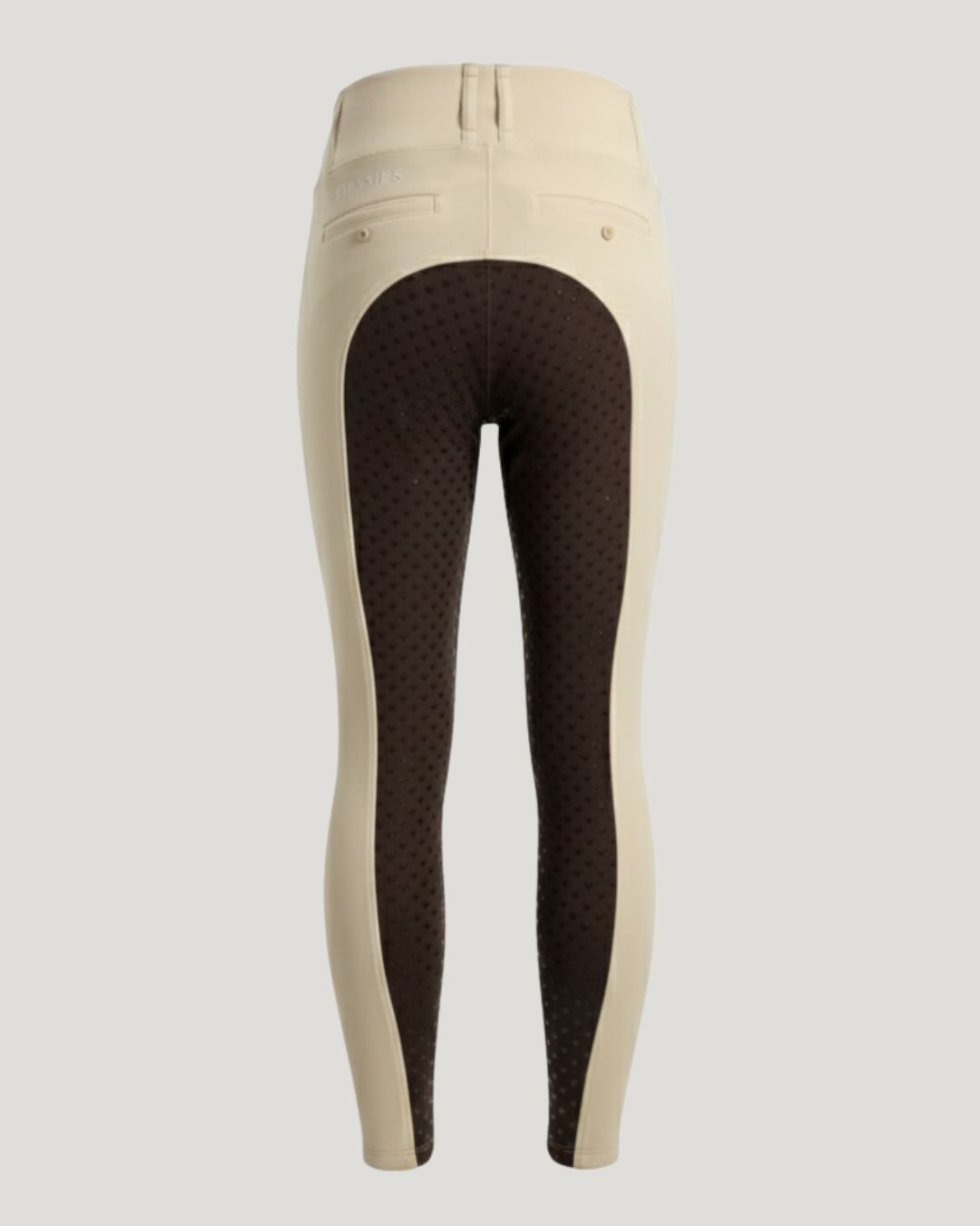 Thames London Competition Tights - Two Tone Creme Beige