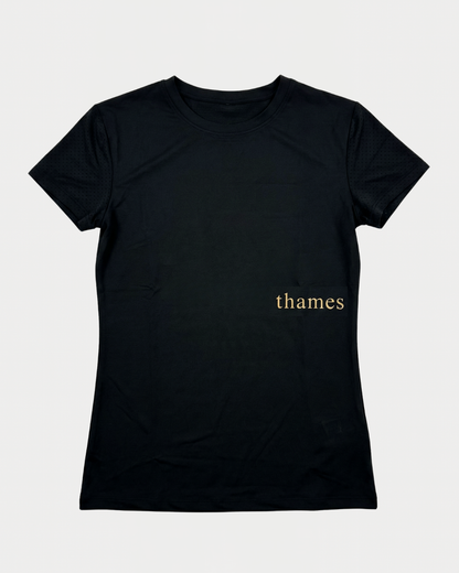 Thames Somerset Riding Tee - Gold Logo