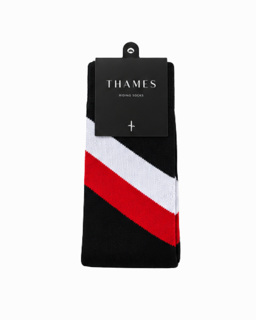 Thames Red Striped Socks