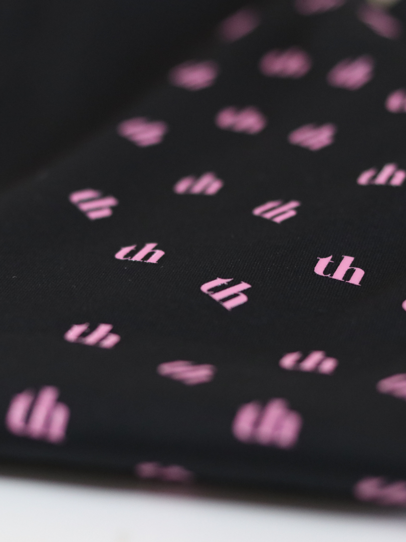 Thames Children's Ascot Riding Tights - Black + Pink Thames Equestrian