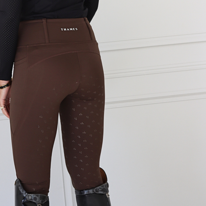 Thames Ascot Riding Tights - Cocoa