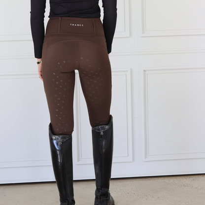 Thames Ascot Riding Tights - Cocoa