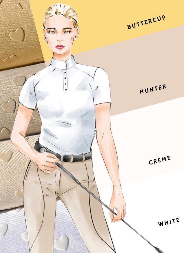 Thames Children's London Show Tights - Buttercup Thames Equestrian