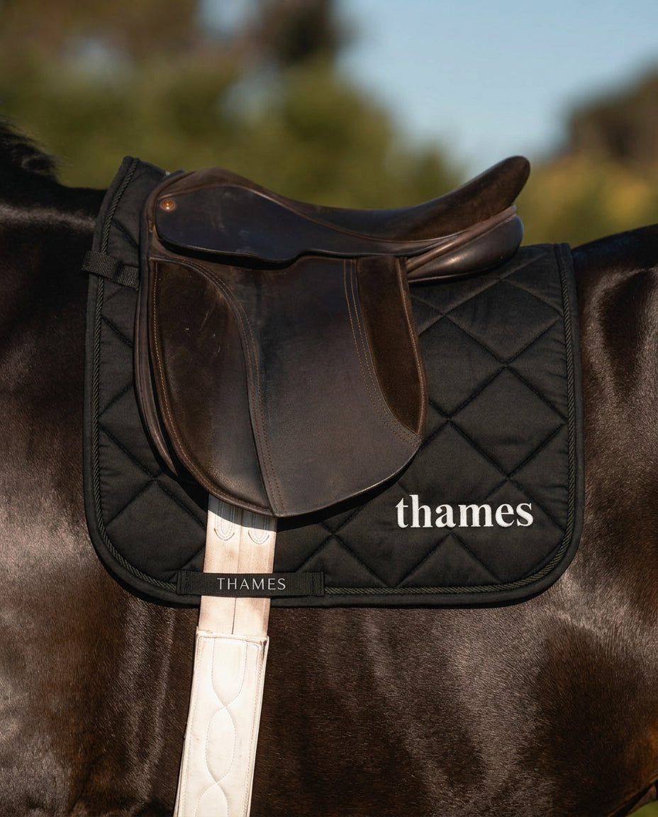 Thames Hickstead Dressage Pad - White