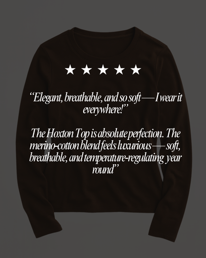 Thames Hoxton Merino Riding Top - Cocoa