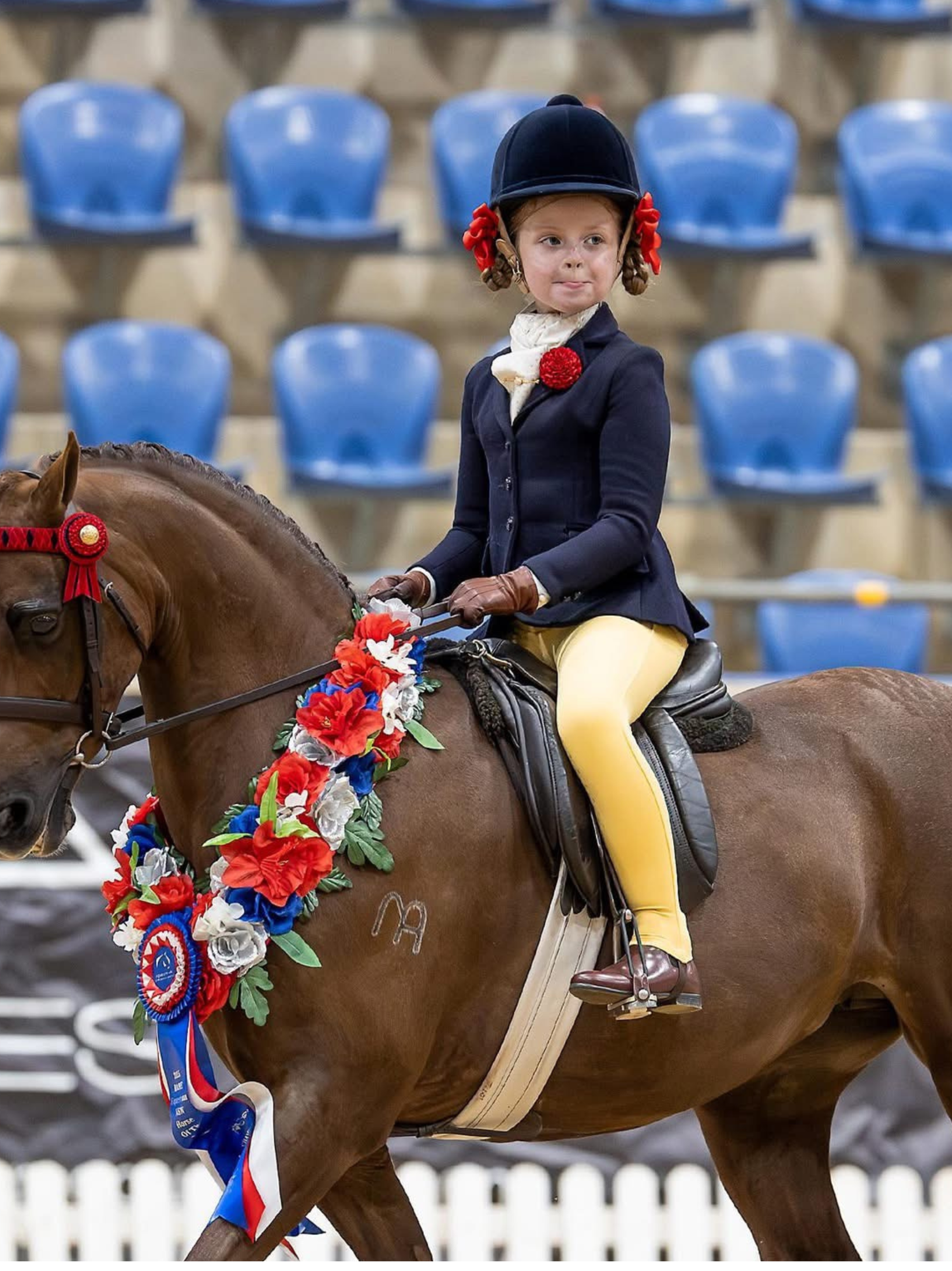 Thames Children's London Show Tights - Buttercup Thames Equestrian