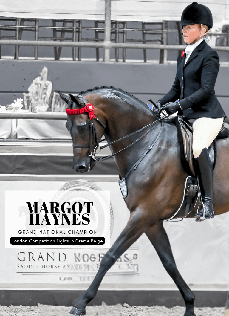 Thames London Competition Tights - Creme Beige Thames Equestrian