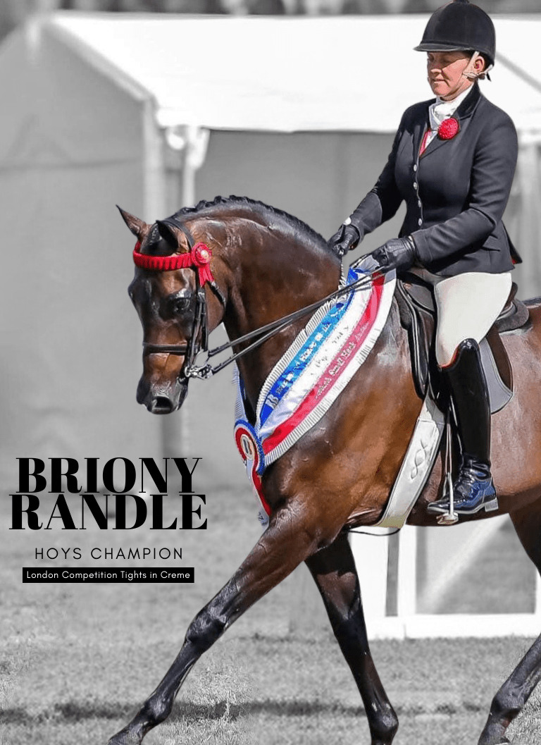 Thames London Competition Tights - Creme Beige Thames Equestrian