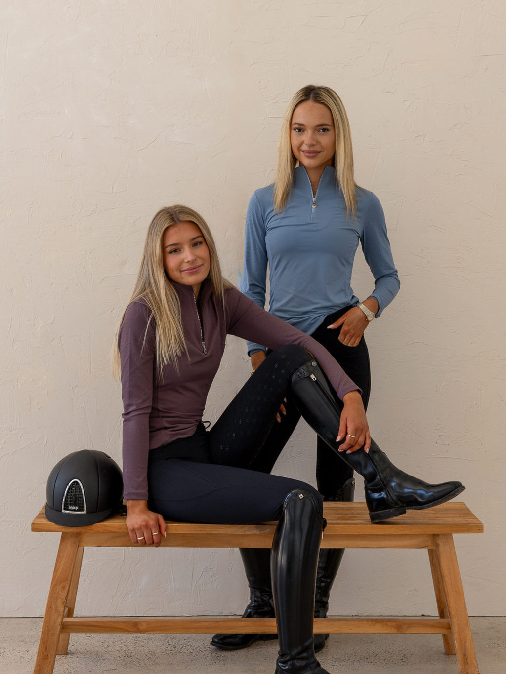 Thames SoHo Long Sleeve - Plum – Thames Equestrian