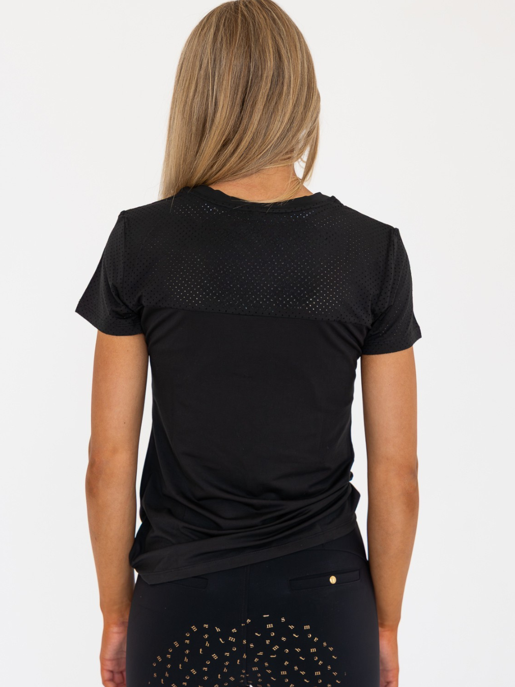 Thames Somerset Riding Tee - Gold Logo Thames Equestrian