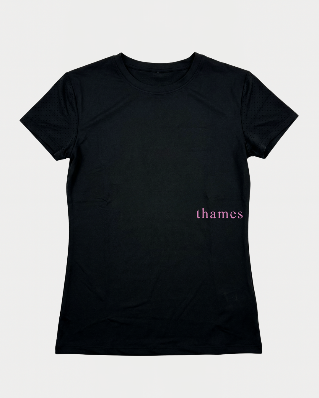 Thames Somerset Riding Tee - Pink Logo