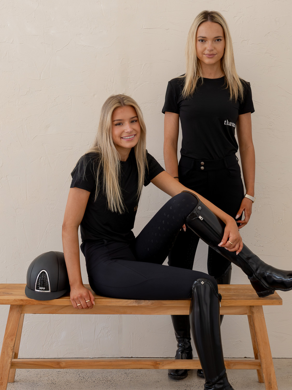 Thames Somerset Riding Tee - White Logo Thames Equestrian