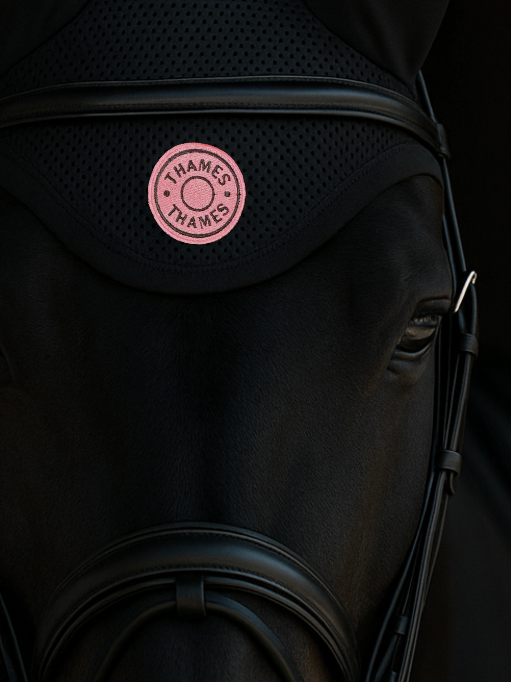 Thames St Edwards Ear Bonnet - Candy Pink Thames Equestrian