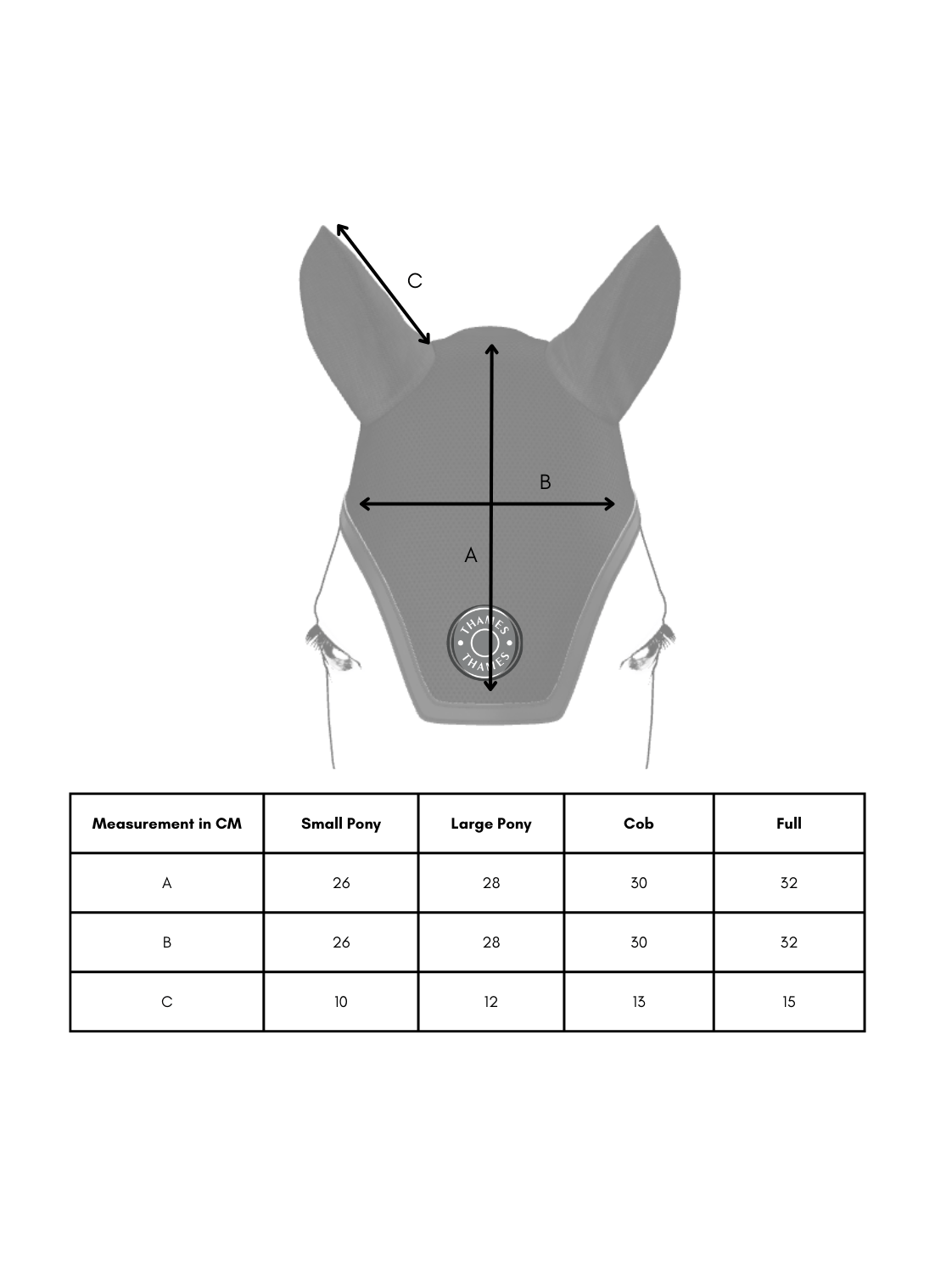 Thames St Edwards Ear Bonnet - Candy Pink Thames Equestrian