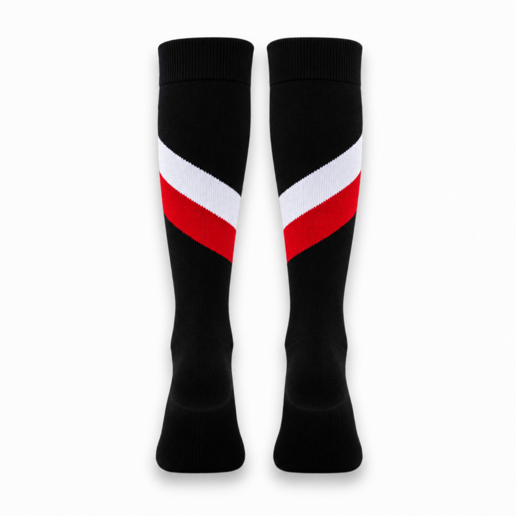 Thames Red Striped Socks