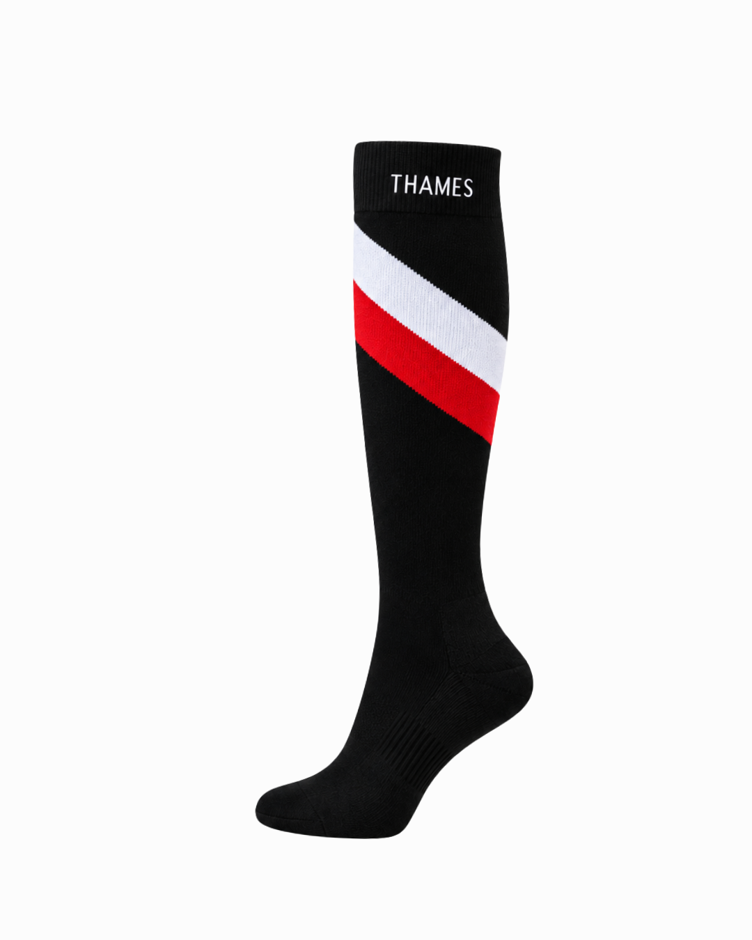 Thames Red Striped Socks