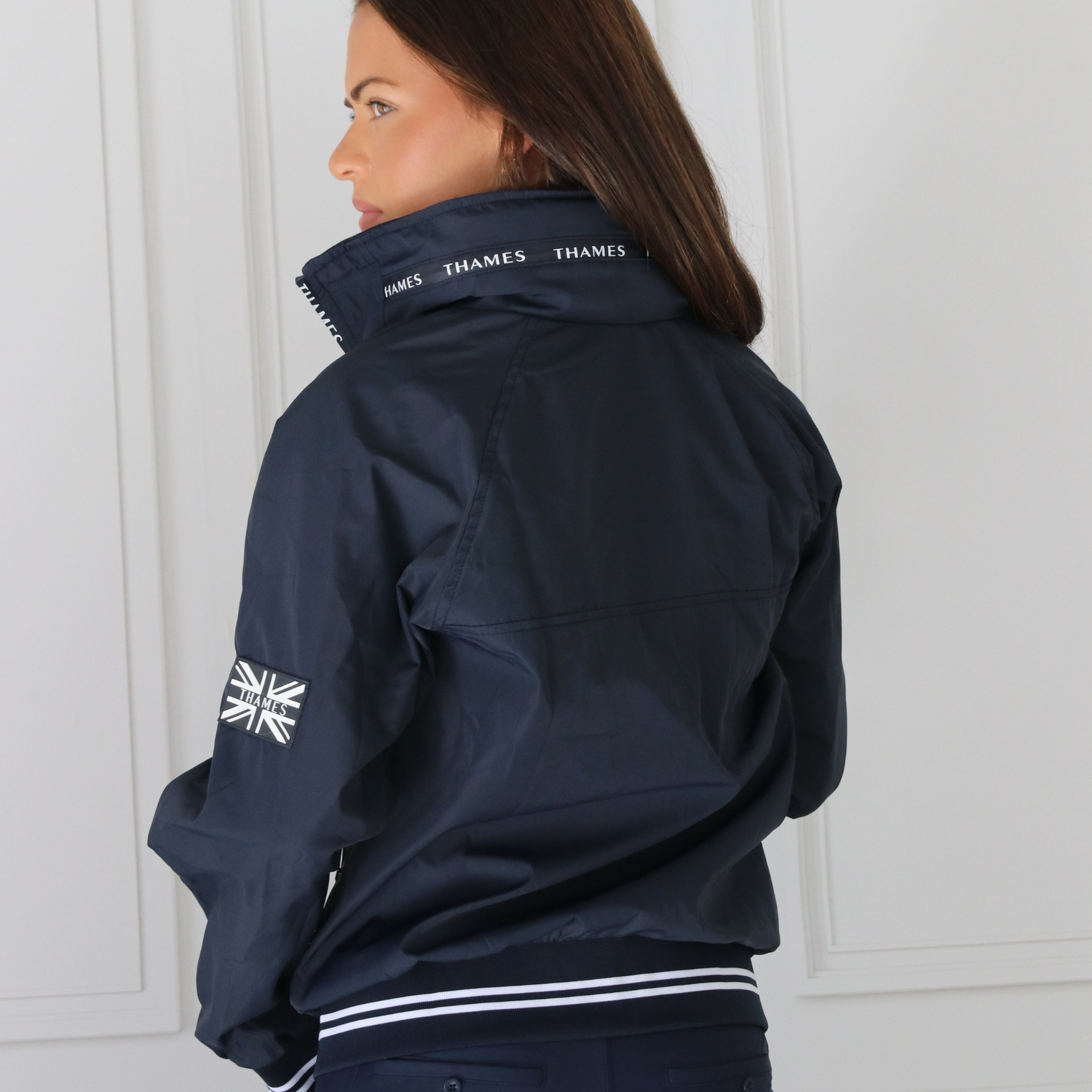 Thames Union Bomber Jacket - Navy