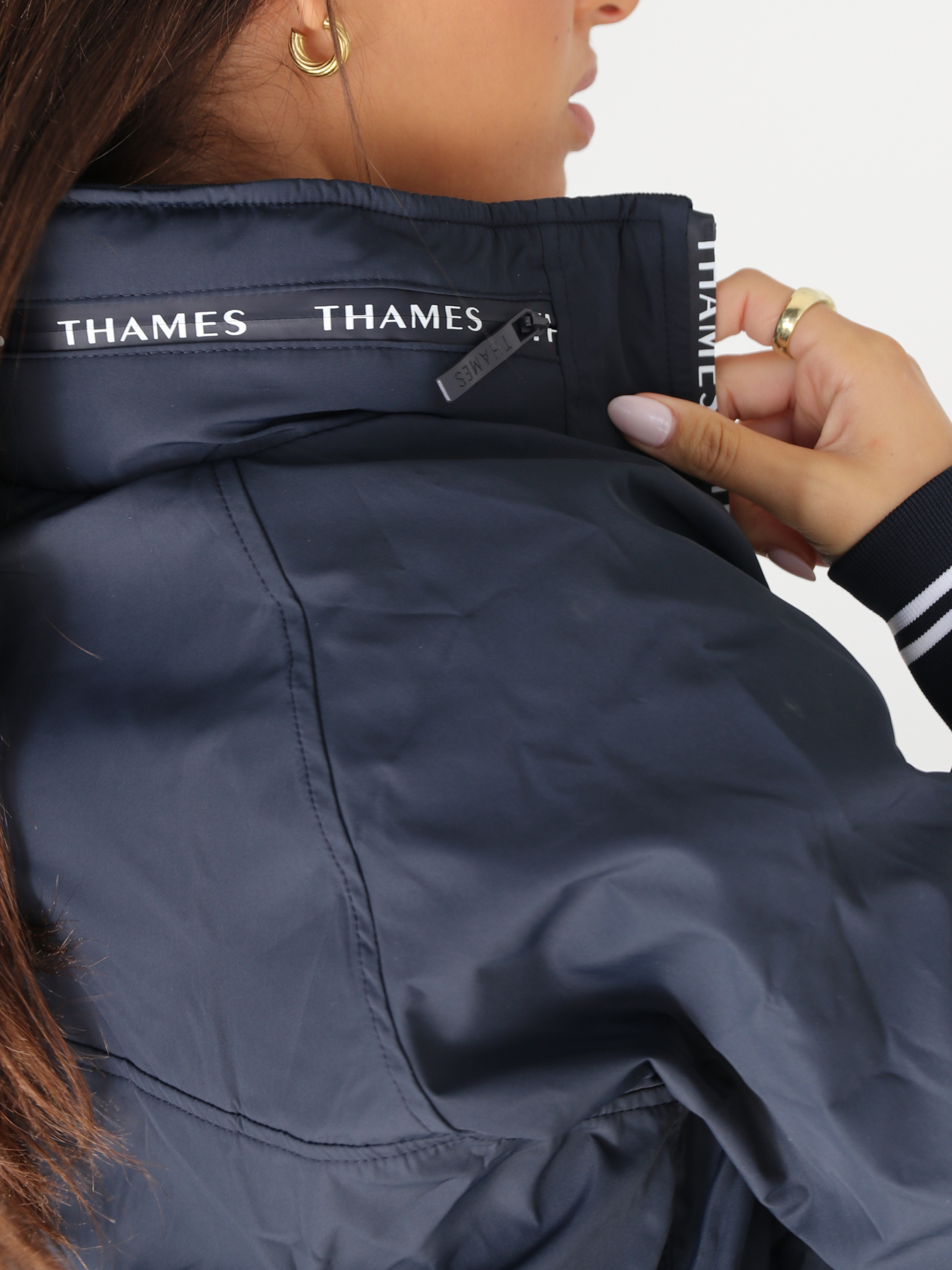 Thames Union Bomber Jacket - Navy Thames Equestrian