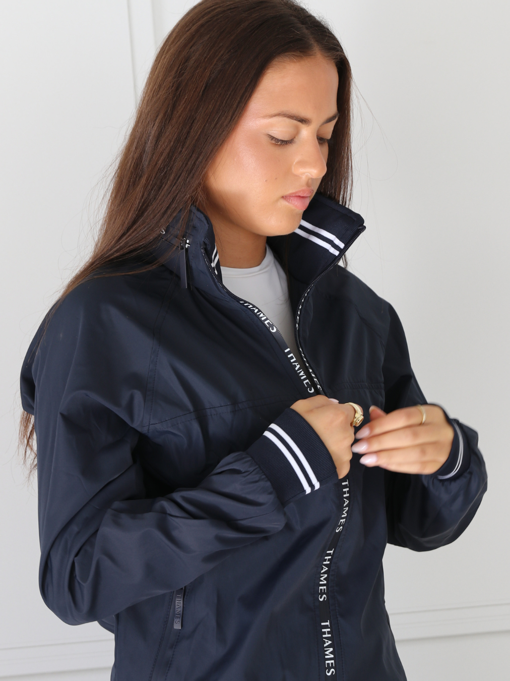 Thames Union Bomber Jacket - Navy Thames Equestrian